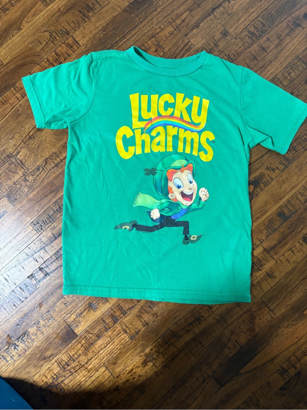 Lucky Charms Kids' Green Graphic Tee